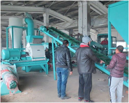 small wood pellet plant